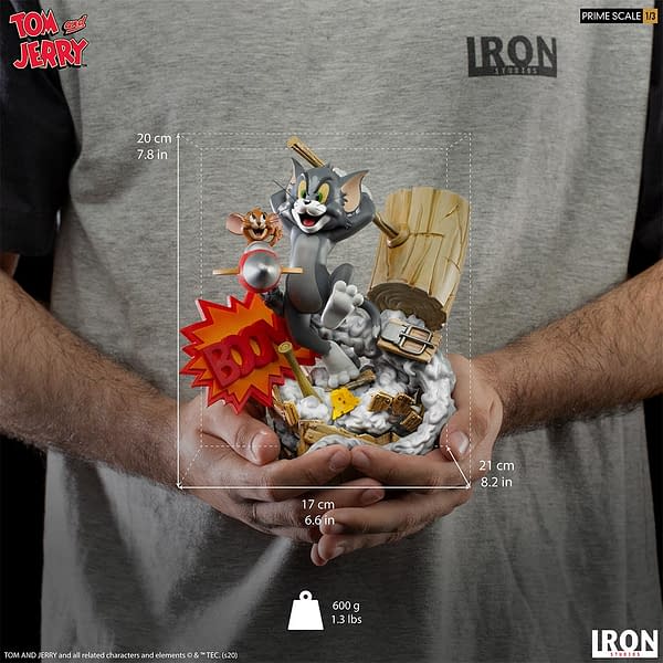 Tom and Jerry Get Wacky With New Iron Studios Statue