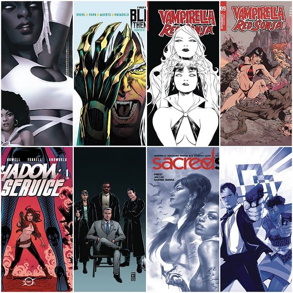 Dynamite, Boom, Vault FOC Covers From Derrick Chew, Jae Lee and More.