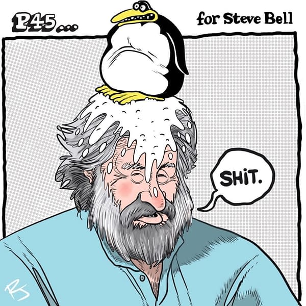 Guardian Newspaper Drops Cartoonist Steve Bell After 40 Years.