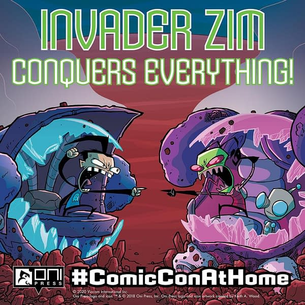 Invader ZIM Comic-Con@Home promo art. Credit: Oni Press.