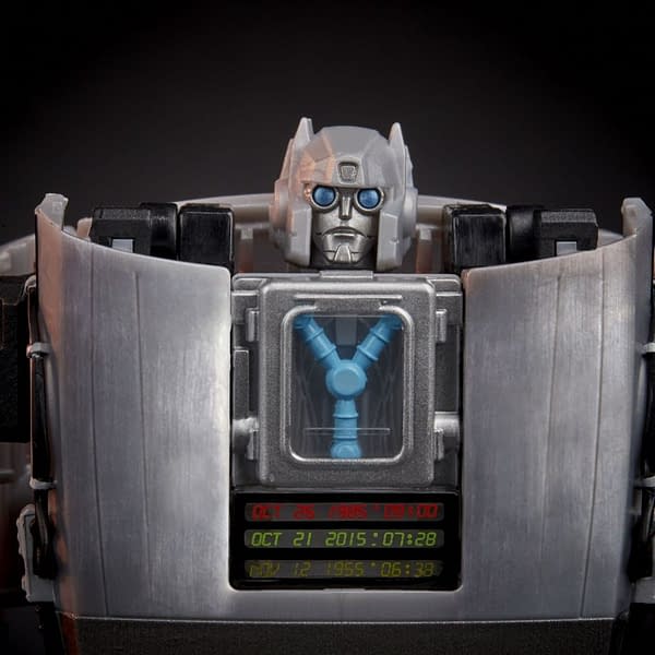 Transfomers X  Back to the Future Gigawatt Autobot Hasbro Reveal