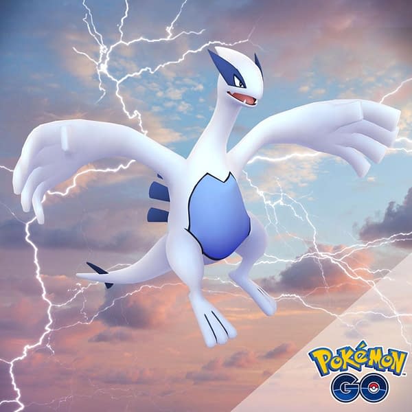 Aeroblast Lugia may be coming to Pokémon GO this month. Credit: Niantic