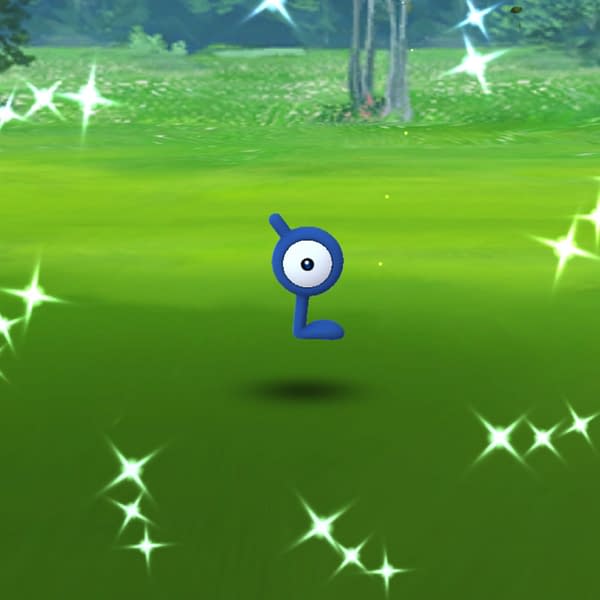 Pokémon GO Enigma Week made Shiny Unown hunting quite the struggle. Credit: Niantic