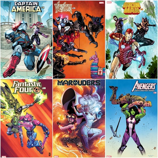 Marvel Comics Variant Covers Based On Fortnite Season 4