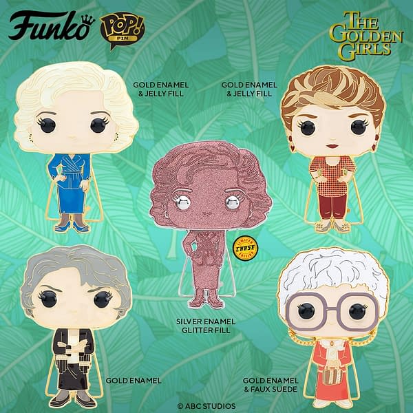 Funko Pop Pins Wave 2: Golden Girls, Ghostbusters, My Hero and More