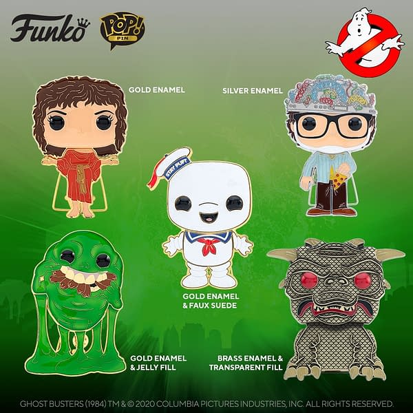 Funko Pop Pins Wave 2: Golden Girls, Ghostbusters, My Hero and More