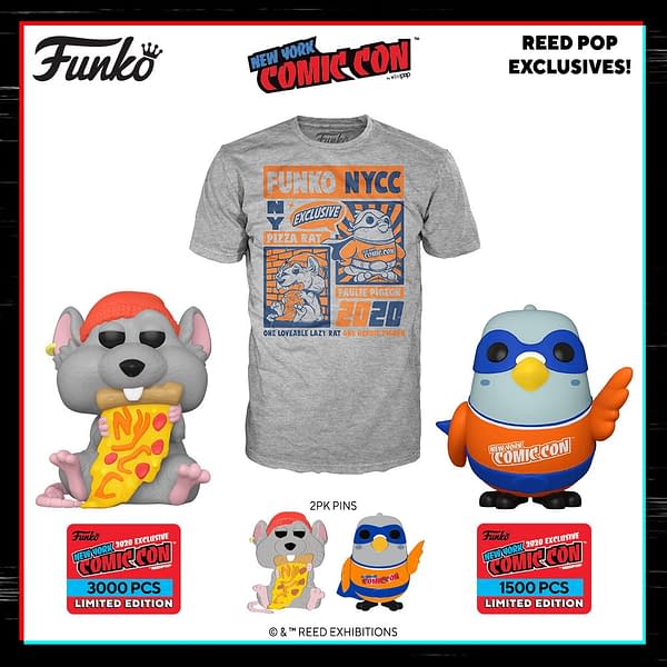 Funko Starts Off NYCC 2020 Reveals with NYCC Mascots
