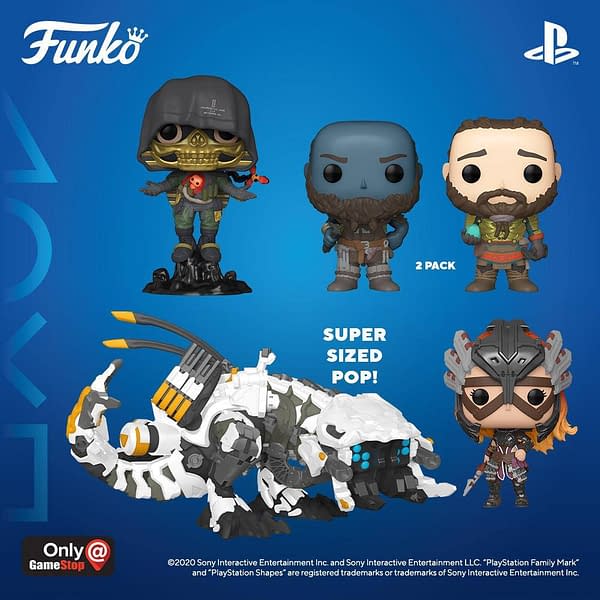 Funko Announces New Pops for God of War, Horizon Zero Dawn, and More