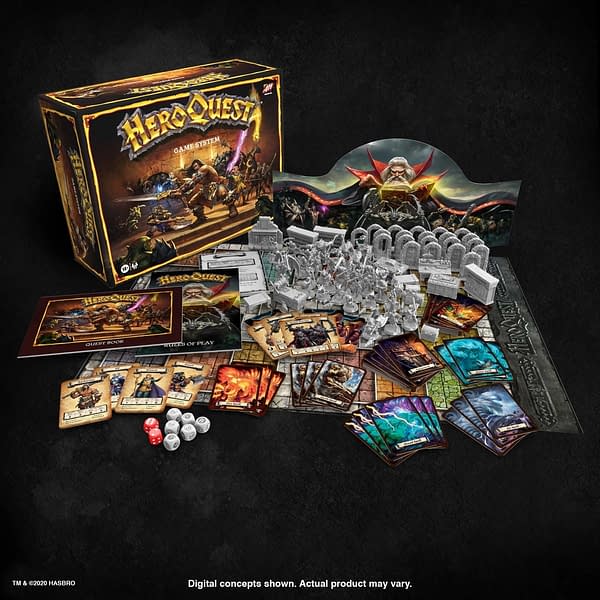 A look at the new version of HeroQuest from Avalon Hill.