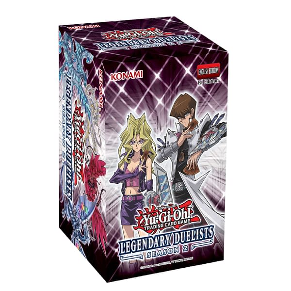 A look at the packaging for Yu-Gi-Oh! TCG Legendary Duelists: Season 2, courtesy of Konami.
