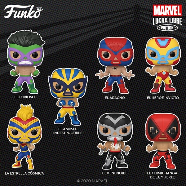 Funko Announces Marvel: Lucha Libre Funko Pops
