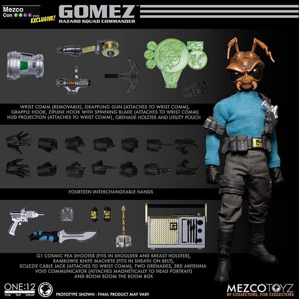 Hazard Squad Gomez Reports for Duty as Mezco Toyz Exclusive