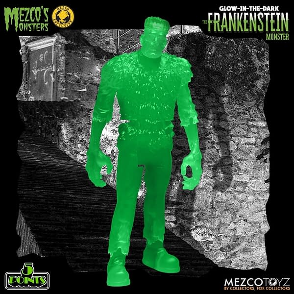 Frankenstein Monster Lives with New Mezco Toyz 5 Points Figure