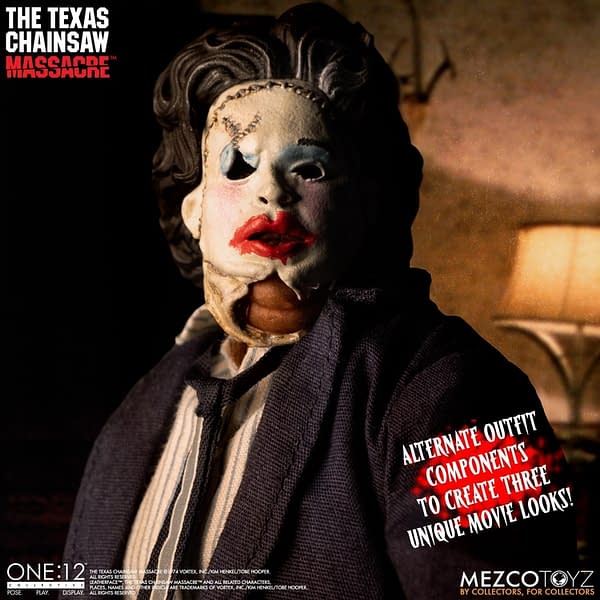 Leatherface Brings the Pain with New One: 12 Figure from Mezco Toyz
