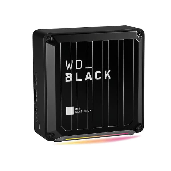 A look at the WD_BLACK D50 Game Dock NVMe SSD, courtesy of Western Digital.