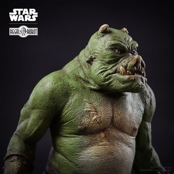The Mandalorian Gamorrean Fighter Statue Coming from Regal Robot