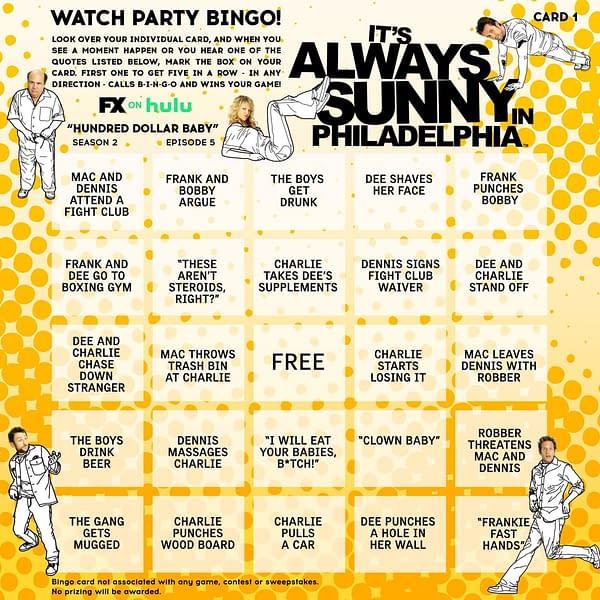 Always Sunny in Philadelphia is hosting a watch party (Images: FX on Hulu)