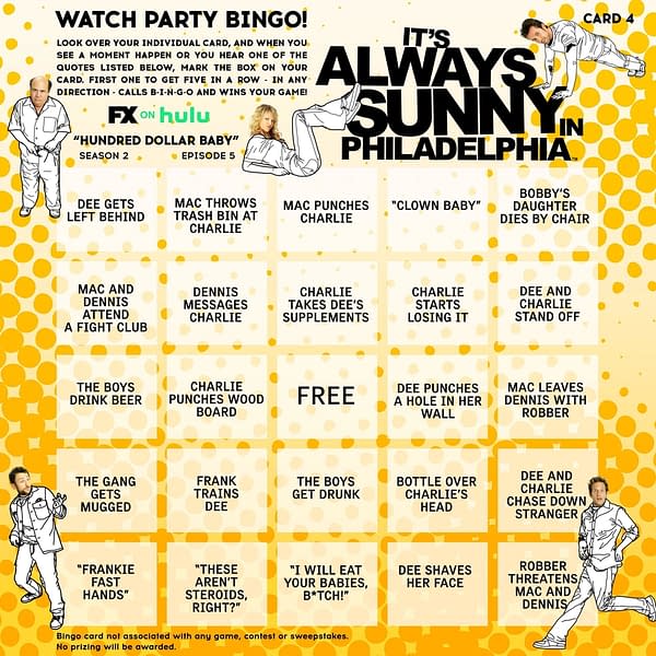 Always Sunny in Philadelphia is hosting a watch party (Images: FX on Hulu)