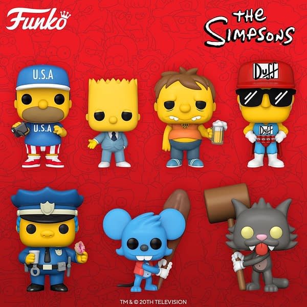 The Simpsons Get More Pops from Funko Including Itchy and Scratchy 