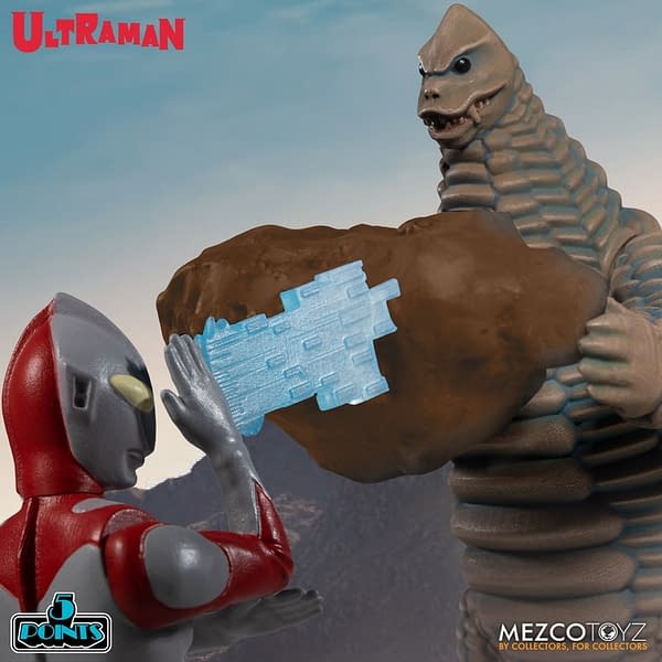 Ultraman Takes on the Red King With Mezco Toyz