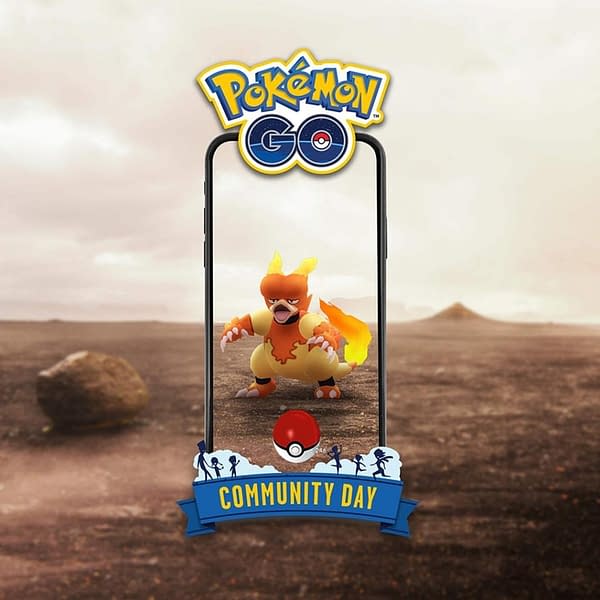 Magmar Community Day promo for Pokémon GO. Credit: Niantic