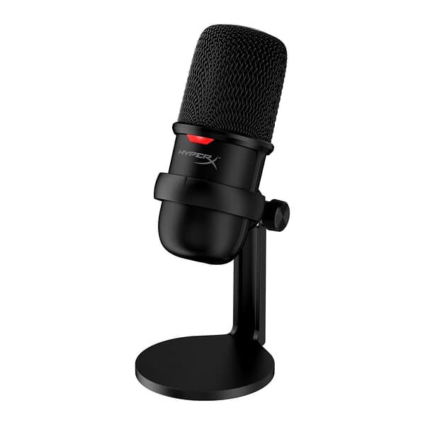 A look at the SoloCast USB Microphone, courtesy of HyperX.