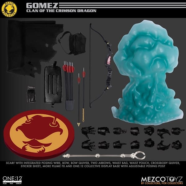 Mezco Toyz Drops Gomez Clan of the Crimson Dragon One:12 Figure