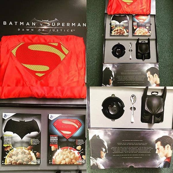 Exclusive Batman V Superman Cereal Full Set