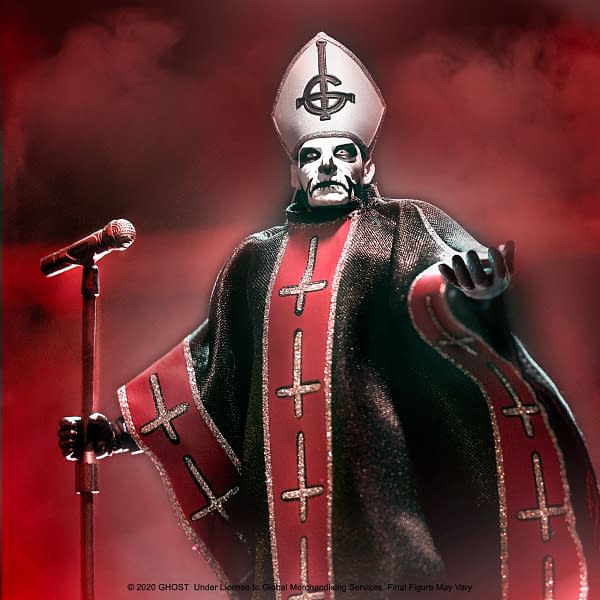 Ghost Front Man Papa Emeritus Gets His Own Super7 Ultimates Figure