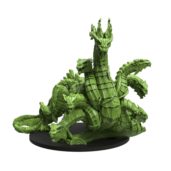 The Hydra miniature from Epic Encounters' magnificent Swamp of the Hydra boxed set by Steamforged.