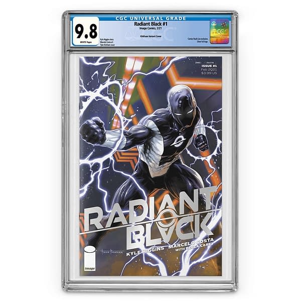 How Fast Will The Comics Vault Live Variant to Image's Radiant Black #1 Hit $150?