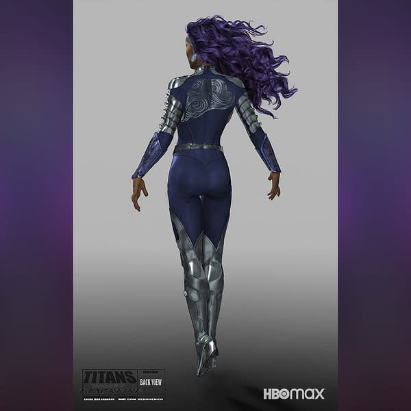 Titans S03: Damaris Lewis Shares New Blackfire Look; Costume Details