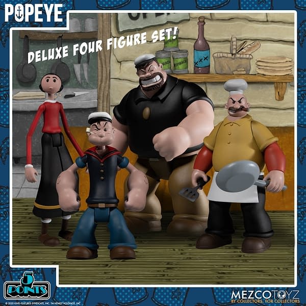 Popeye and Rough House's Cafe Comes to Mezco Toyz