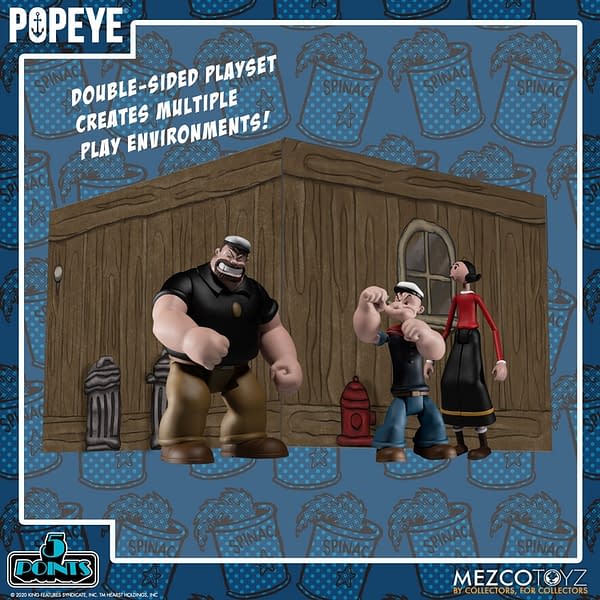 Popeye and Rough House's Cafe Comes to Mezco Toyz