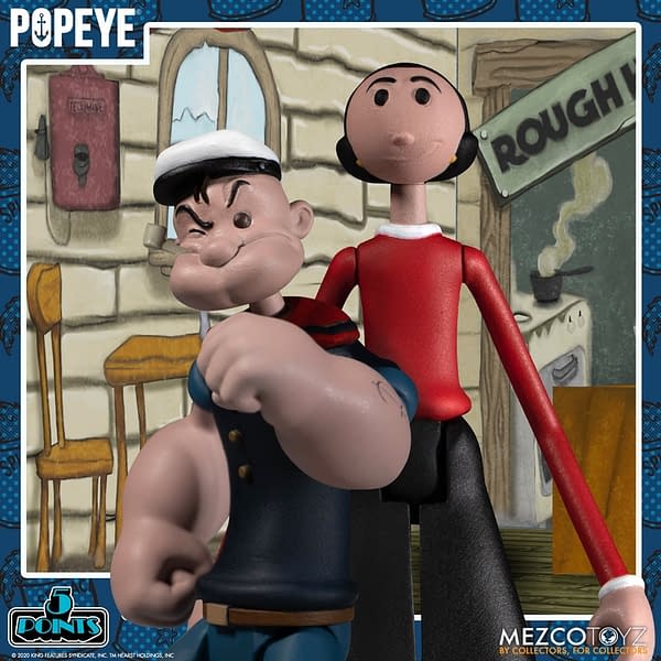 Popeye and Rough House's Cafe Comes to Mezco Toyz