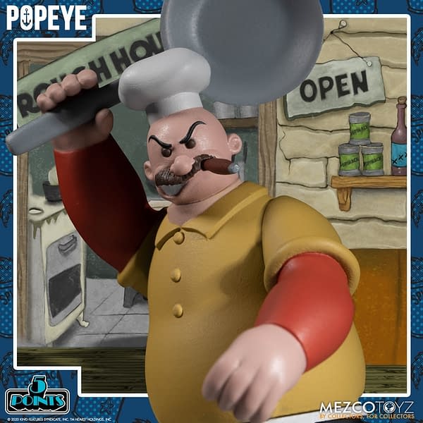 Popeye and Rough House's Cafe Comes to Mezco Toyz