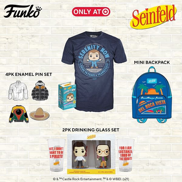 Seinfeld Exclusives Revealed by Funko With Pops, Tees, and More