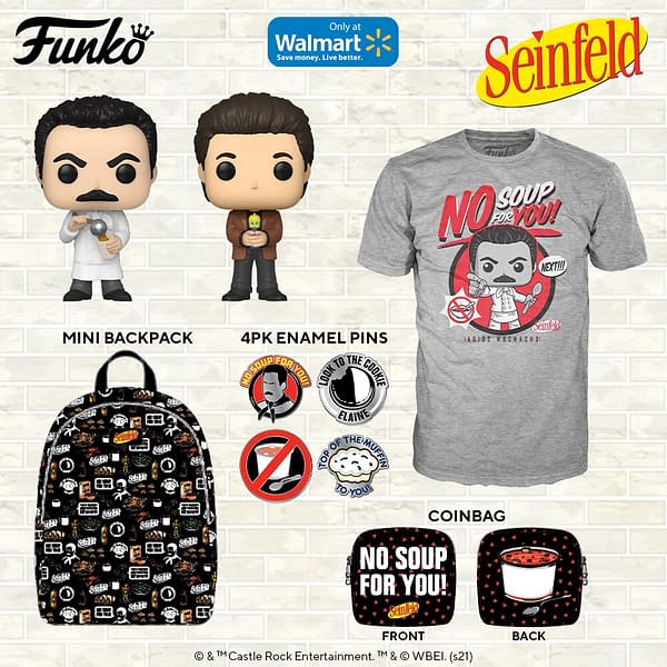 Seinfeld Exclusives Revealed by Funko With Pops, Tees, and More