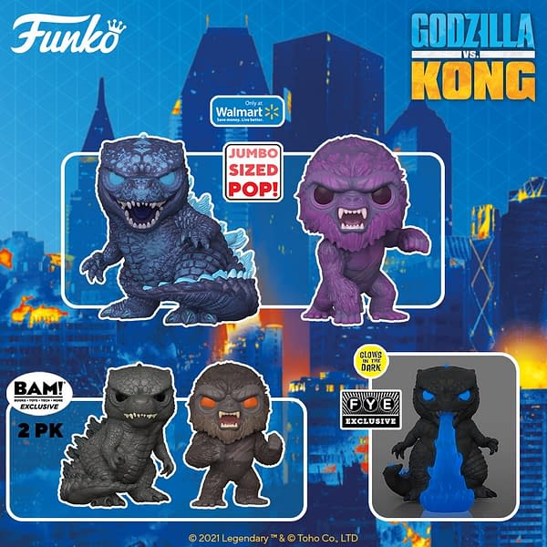 Funko Gives Fans Godzilla vs Kong Spoilers With New Upcoming Pops