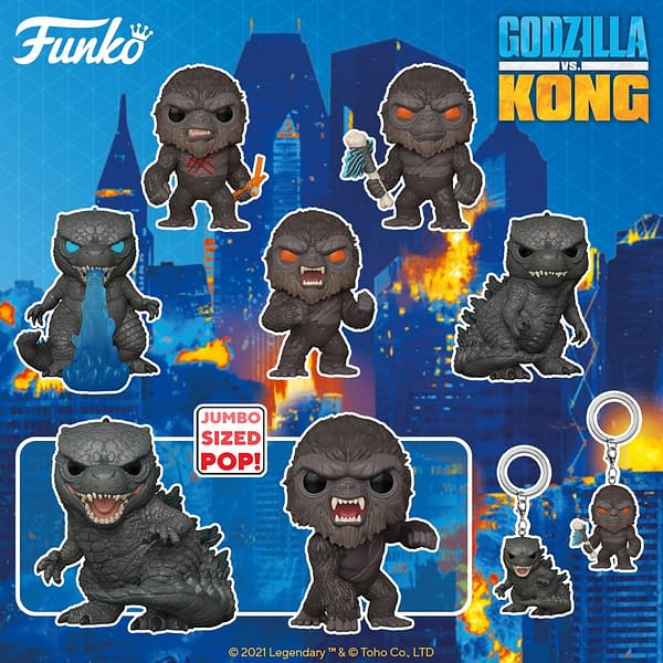Funko Gives Fans Godzilla vs Kong Spoilers With New Upcoming Pops