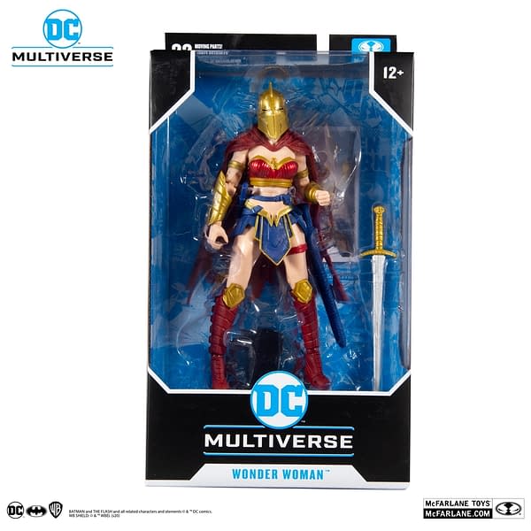 Wonder Woman Wears the Helmet of Fate With McFarlane Toys