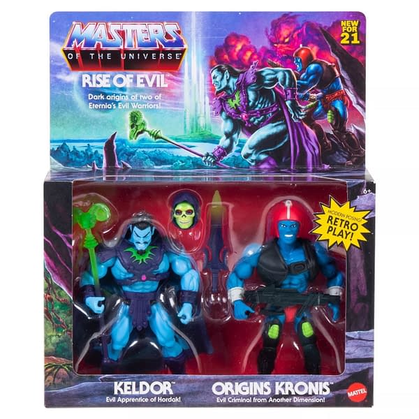 Masters of the Universe Mattel Keldor and Kronis Rise of Evil 2-Pack Coming