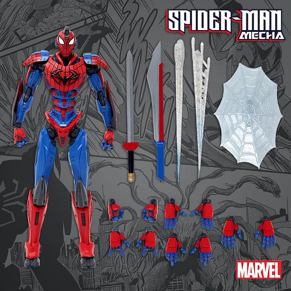 Spider-Man Gets His Own Marvel Mecha Figure With Mondo