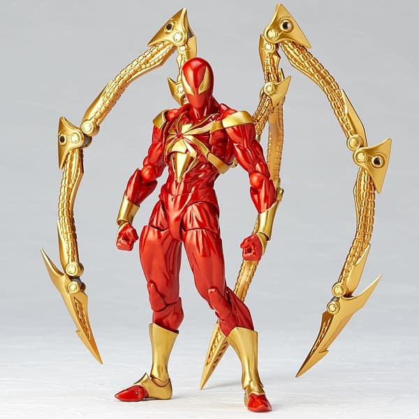 Spider-Man is Team Iron Man With New Revoltech Iron Spider Figure