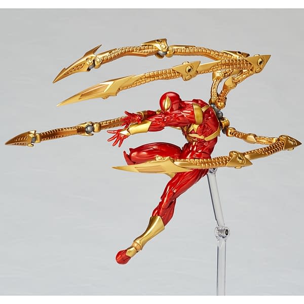 Spider-Man is Team Iron Man With New Revoltech Iron Spider Figure