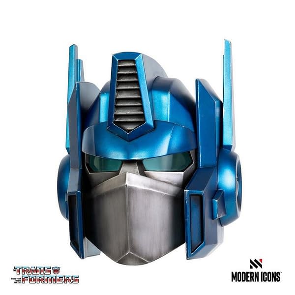 Transformers Optimus Prime Helmet Coming From Hasbro and Modern Icons