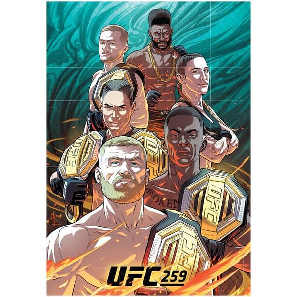 UFC 259 Artist Series Poster Is Here, Now Up For Order