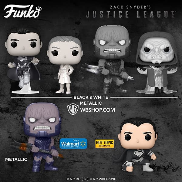 Zack Snyder's Justice League Gets Official Pop Reveal From Funko