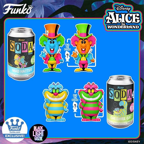 Alice In Wonderland Gets Trippy With New Black Light Funko Pops