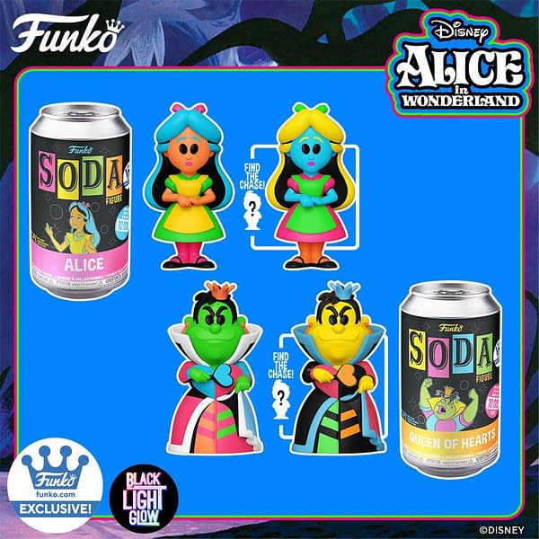 Alice In Wonderland Gets Trippy With New Black Light Funko Pops